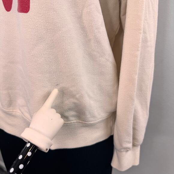 Wildfox All You Need Is Love White Sweatshirt Crew Neck Raglan Sleeve M Medium - Picture 4 of 6